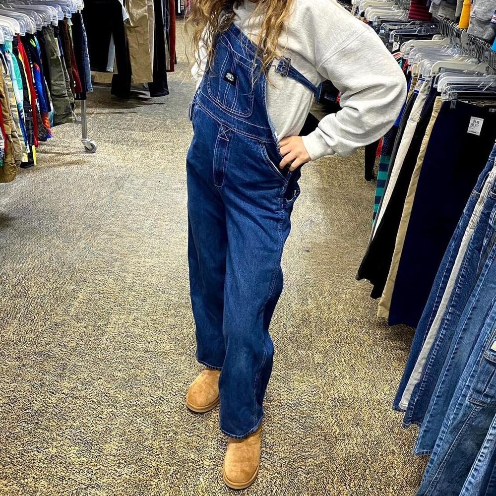 American-vintage Women's Blue and Navy Trousers